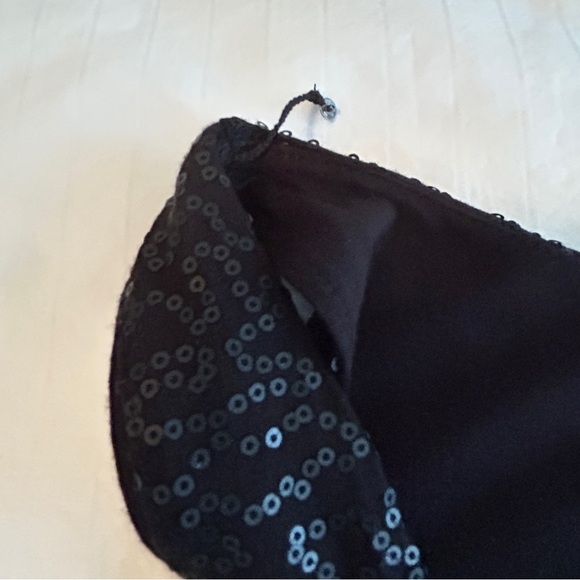 Talbots Black Sequin Tank Top Sleeveless Sparkly Party Cocktail Plus Size 2X P - Picture 12 of 15